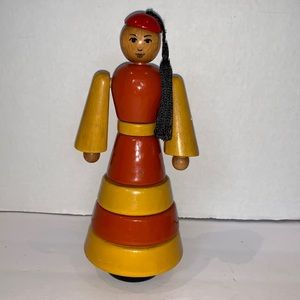 Vintage Kouvalias Greece Wooden Toy